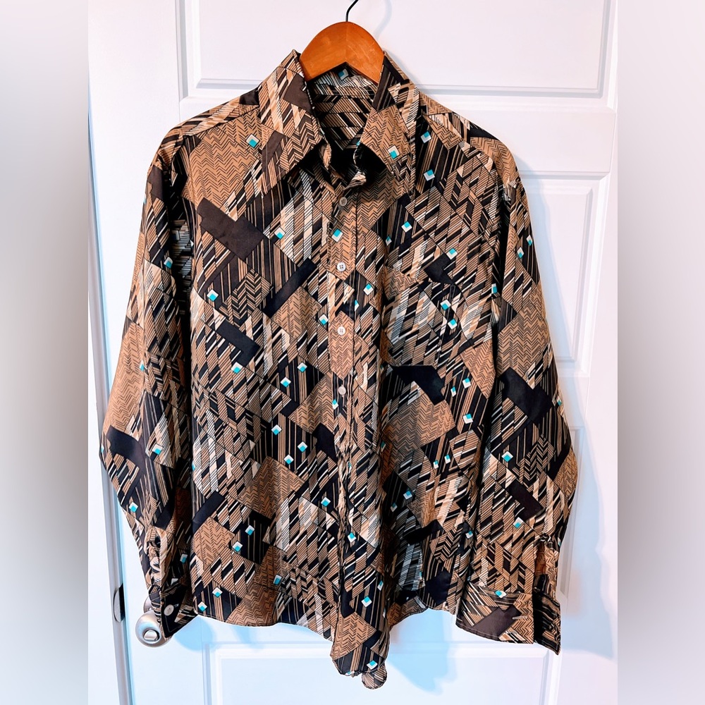 Men’s, Xl button down, vintage, 1970/ 1960 shirt